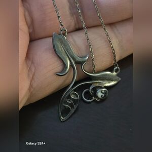 Vintage Sterl8ng Silver 925 Chain Necklace Sz 16"